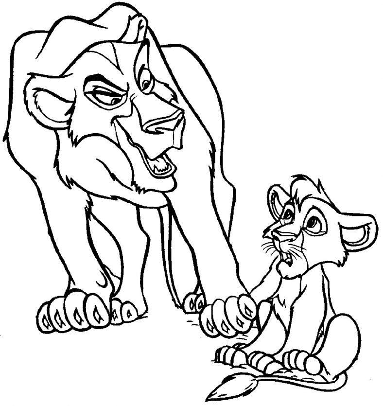Lion King Coloring Pages Movie