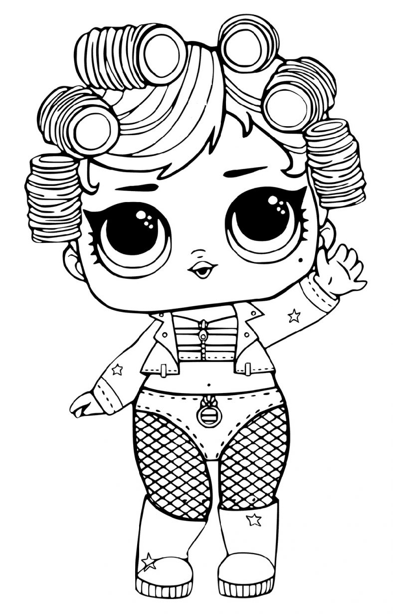 Lol Doll Coloring Pages Surprise