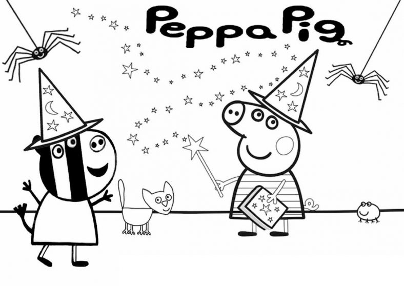 Peppa Pig Colouring Sheets Fun