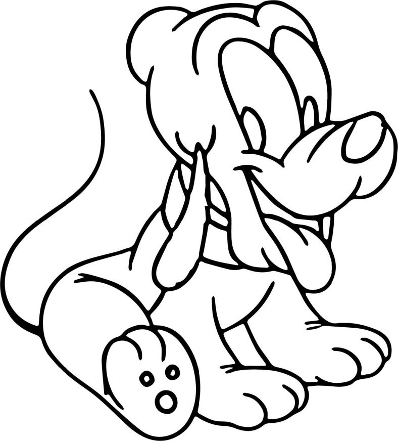 Pluto Coloring Pages Drawing Pages