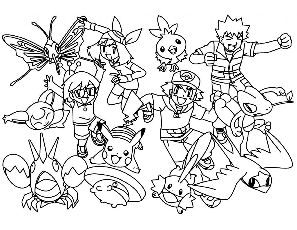 Pokemon Coloring Pages Free