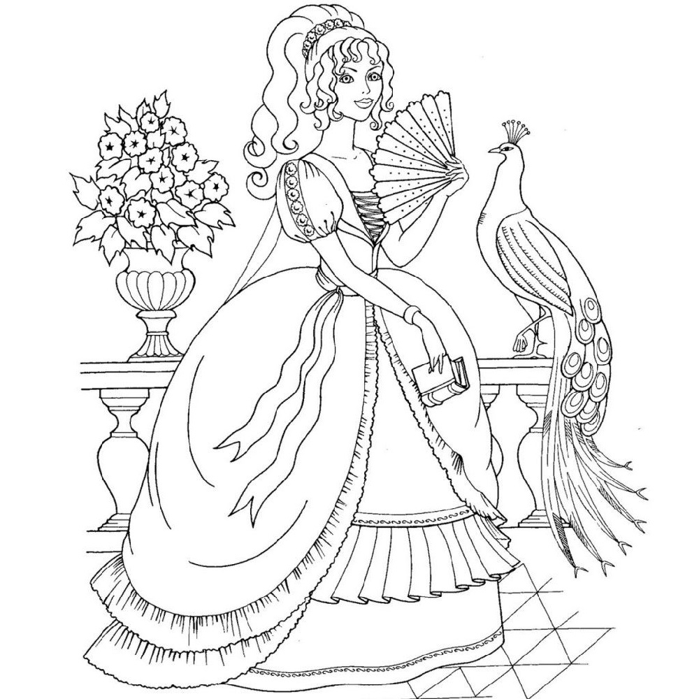 Princess Coloring Pages Free