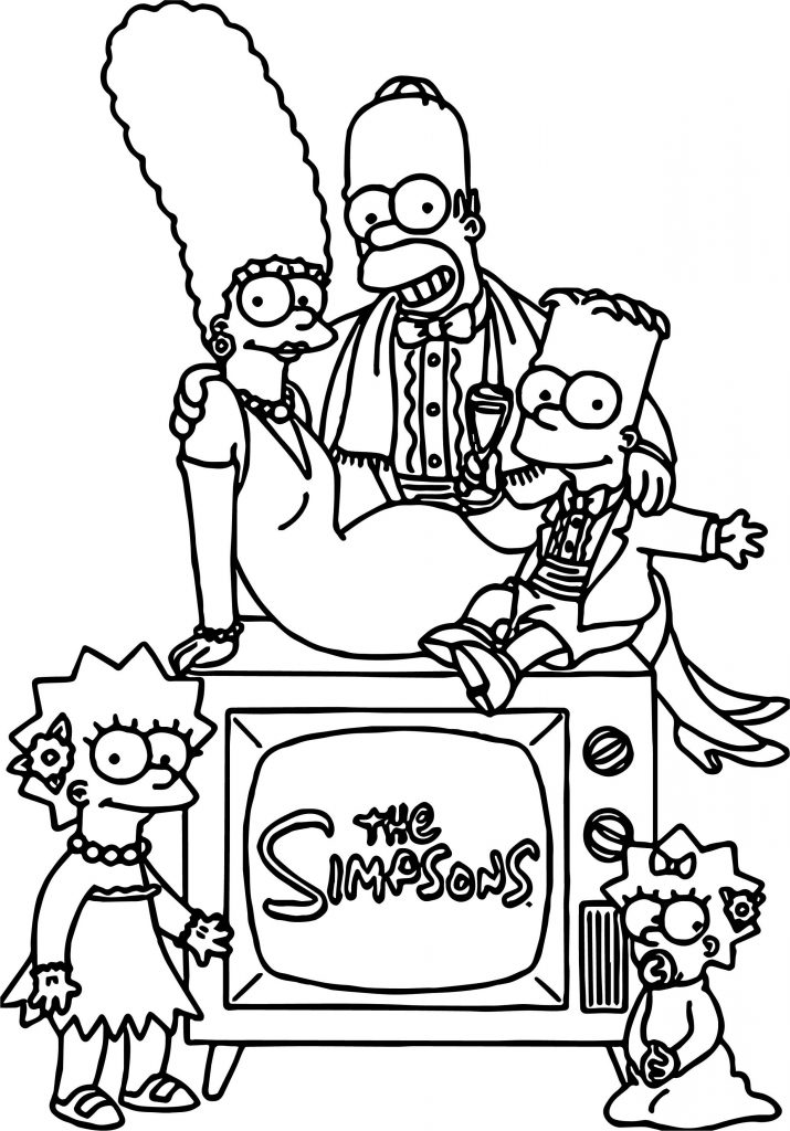 Printable Bart Simpson Coloring Pages