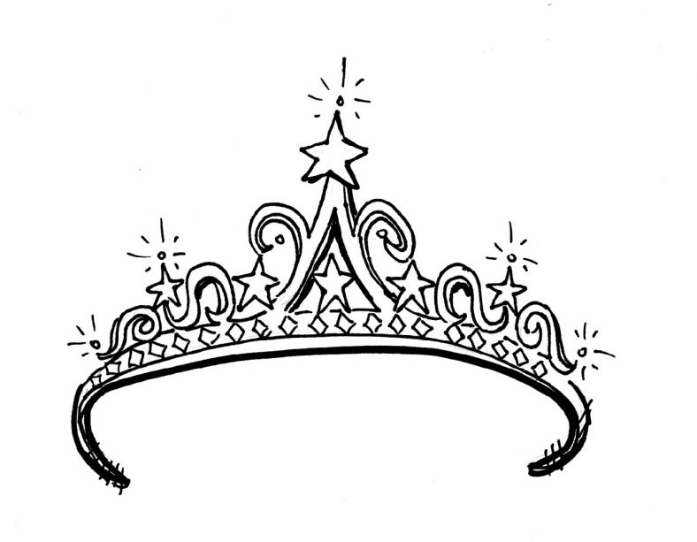 Printable Coloring Pages For Girls Tiara