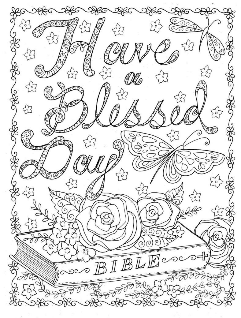 Printable Coloring Sheets For Adults