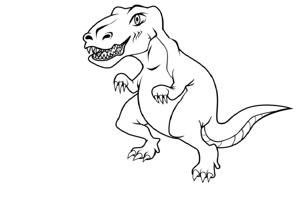 Printable Dinosaur Coloring Pages Rex