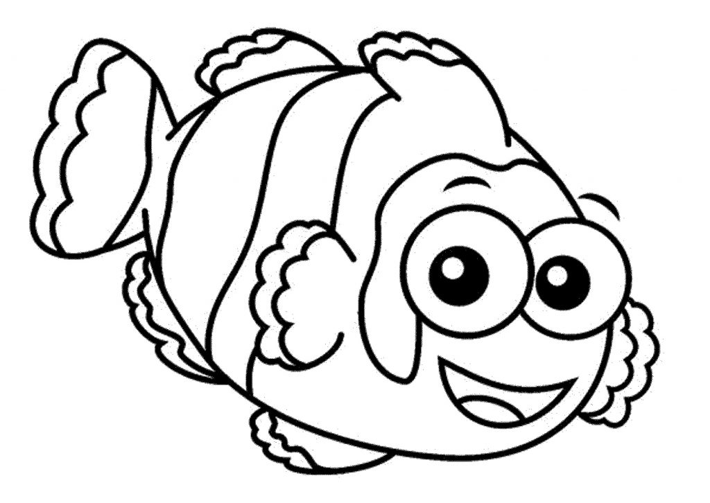 Printable Fish Coloring Pages Nemo