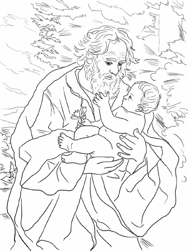 Printable Joseph Coloring Pages