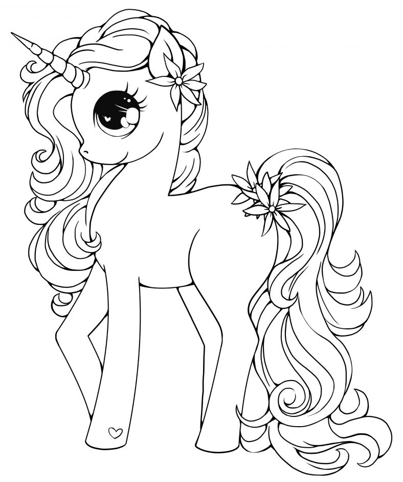 Printable Unicorn Coloring Pages My Little Pony
