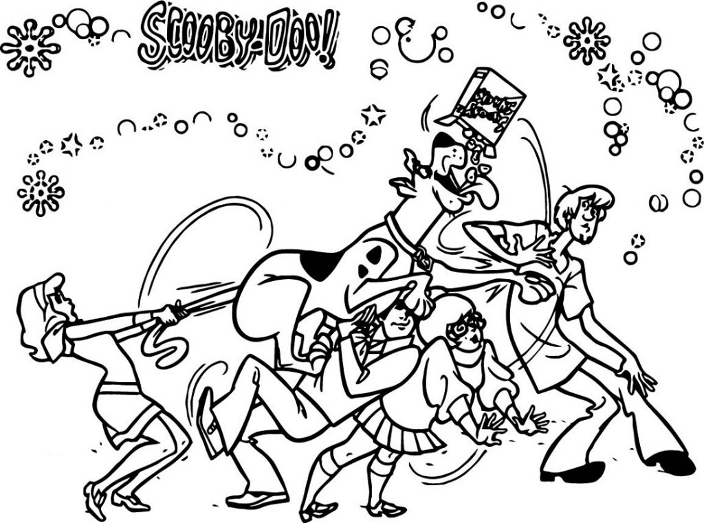 Scooby Doo Coloring Pages Cartoon