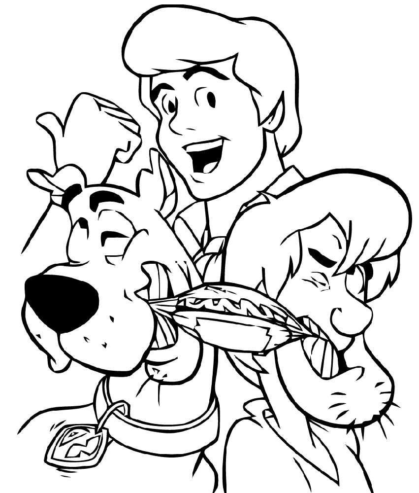 Scooby Doo Coloring Pages To Print