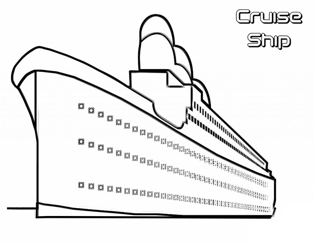 Ship Coloring Pages Titanic