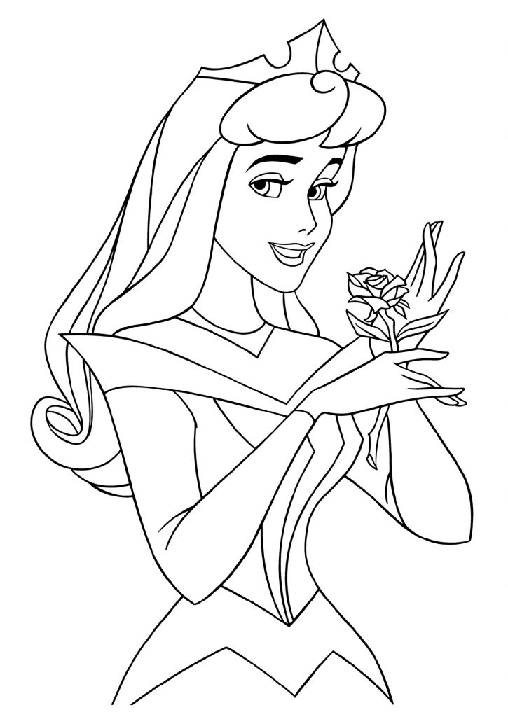 Sleeping Beauty Coloring Pages Aurora