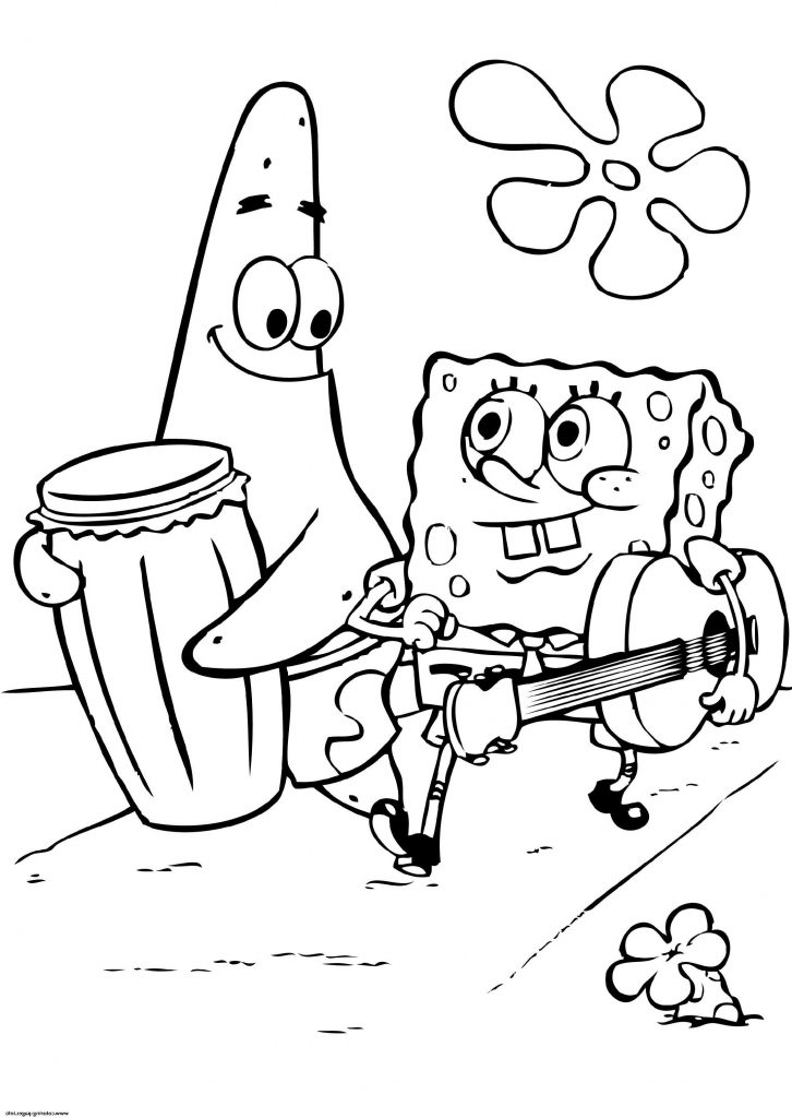 Spongebob Coloring Pages For Kids