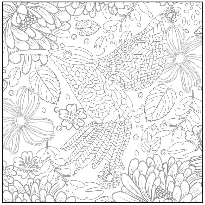 Spring Coloring Sheets For Adults