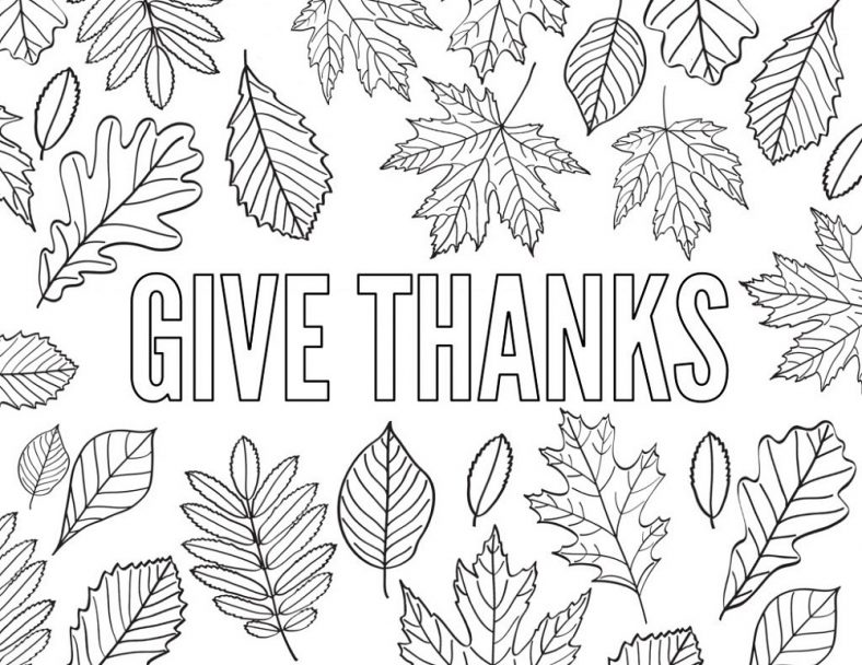 Thank You Coloring Pages Grateful