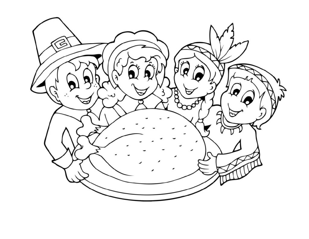 Thanksgiving Turkey Coloring Page for Kids