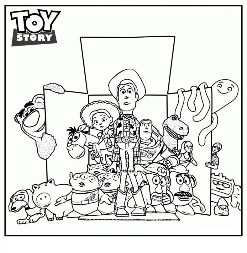 Toy Story Coloring Pages Movie