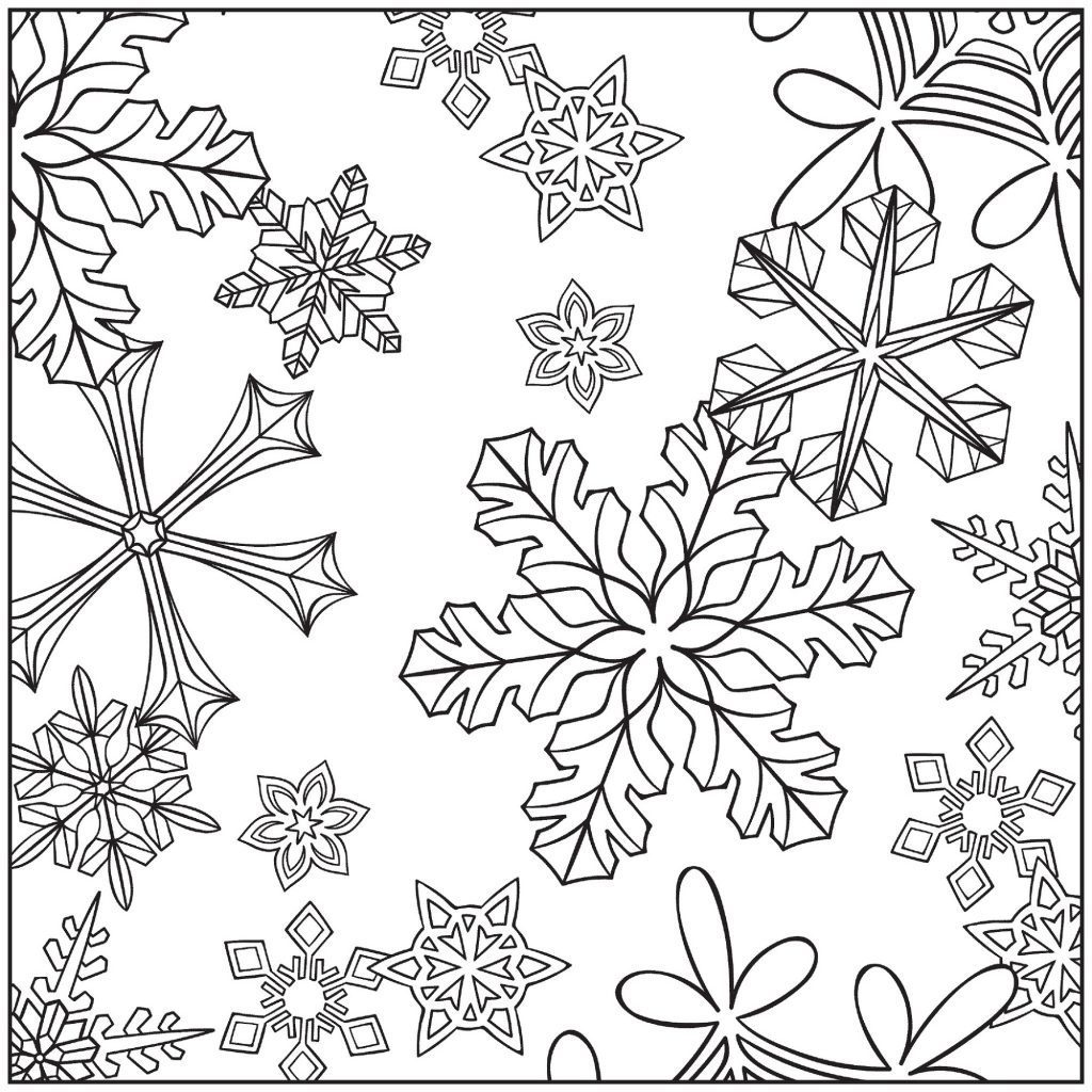 Winter Coloring Pages Snow